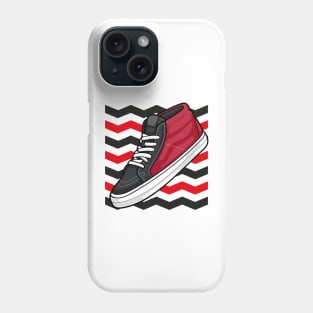 Skate Grosso Mid Black Red White Sneaker Phone Case