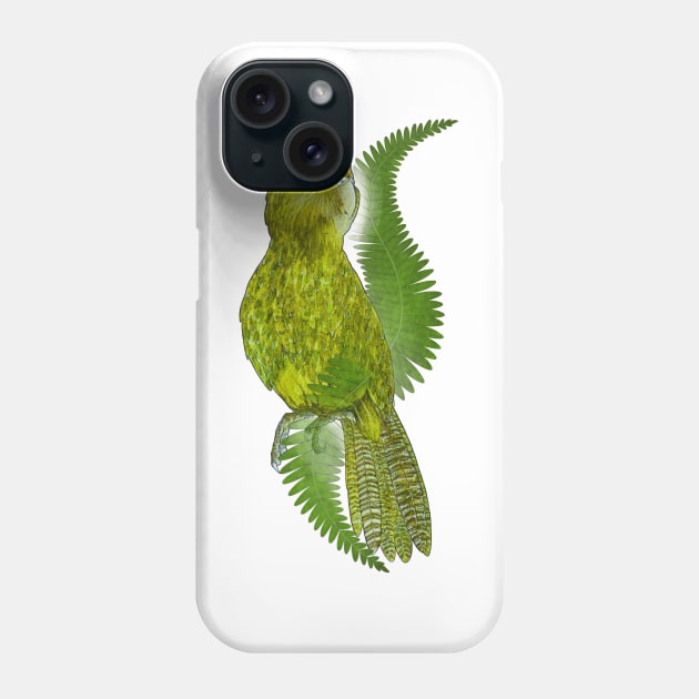 New Zealand Kakapo Phone Case by MoanaMatron