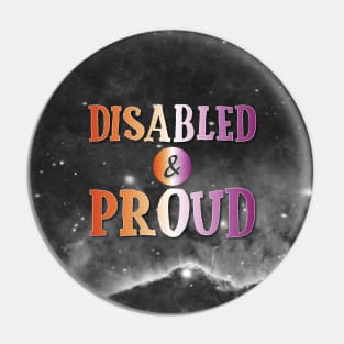 Disabled and Proud: Lesbian Pin