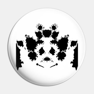 Rorschach Inkblot Test Disapproval Pin