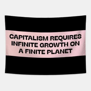 Capitalism Requires Infinite Growth On A Finite Planet Tapestry