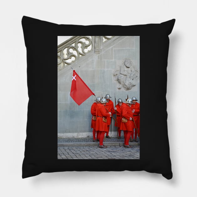 All Dressed In Red Pillow by AlexaZari