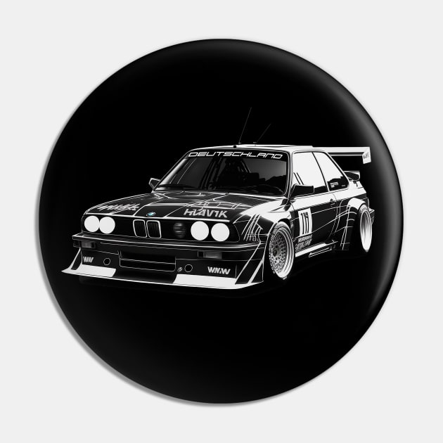 M3 Drift Car Pin by Kid Relic