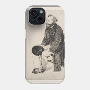Manet Seated, Turned to the Left Phone Case
