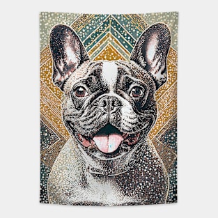 Dog Portrait - French Bulldog Tapestry