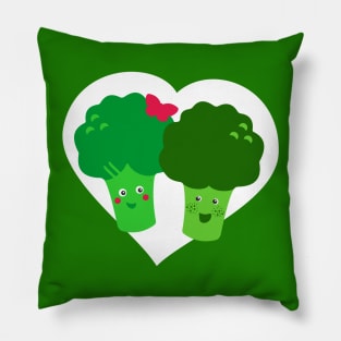 Broccoli in Love Pillow