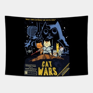 Cat Wars: Revenge of The Dog Tapestry