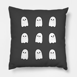 Cute Kawaii Ghosts Halloween Pillow