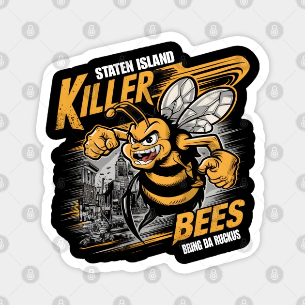 "Staten Island Buzz: The Killer Bees" Magnet by WEARWORLD