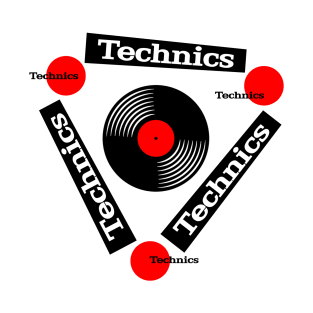 90s Classic Retro Style Technics Audio T-Shirt