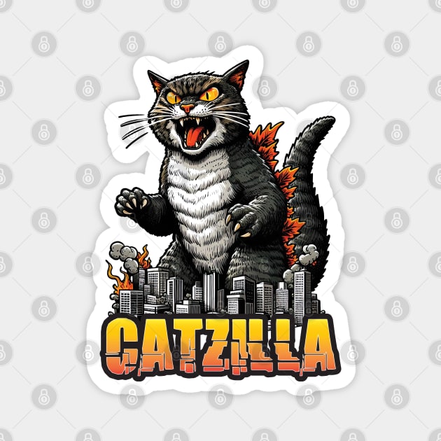 Catzilla S01 D15 Magnet by Houerd