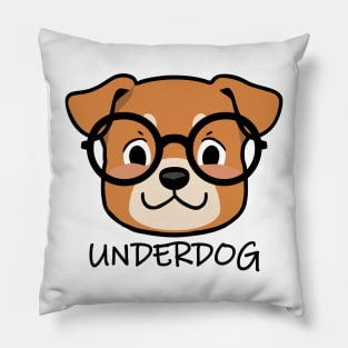 the cute underdog Pillow