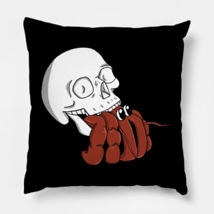 Hermit Skull Pillow