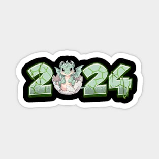 Chinese New Year 2024 Cute New Hatch Dragon Magnet