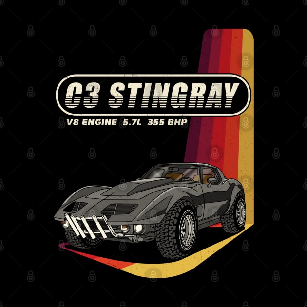 Chevy Corvette Stingray C3 Off-Road by Guyvit