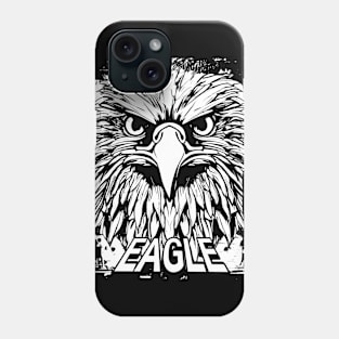 Eagle black and white Phone Case