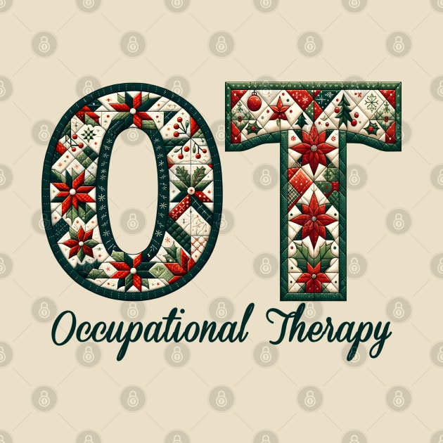 Occupational Therapy OT Country Christmas Quilt Pattern OT by TeeCreations