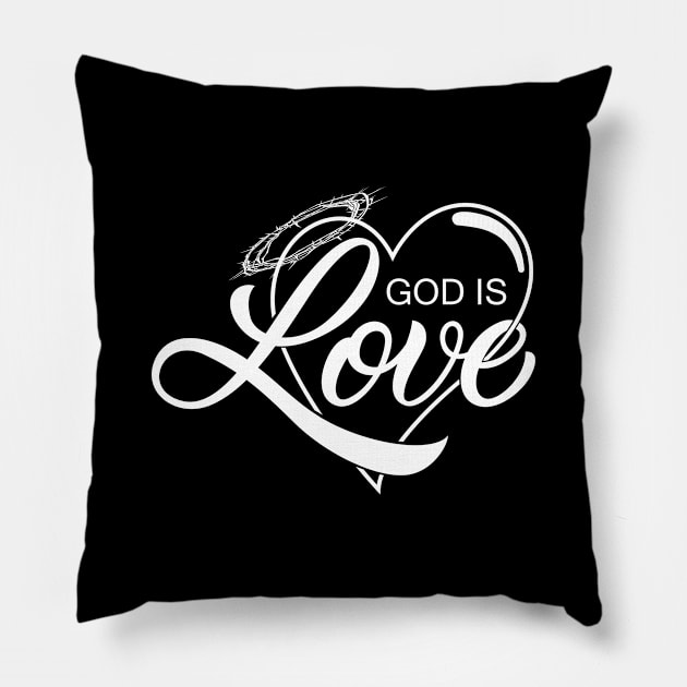 'God Is Love' Love For Religion Shirt Pillow by ourwackyhome