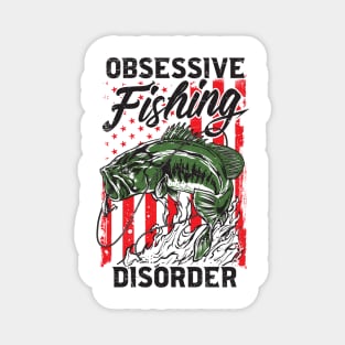 Obsessive Fishing Disorder Magnet