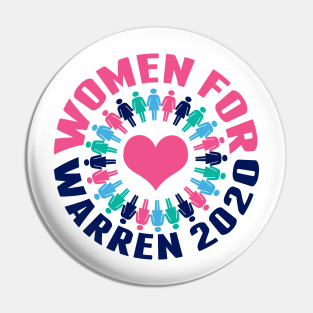 Women for Warren 2020 Pin