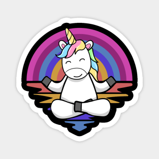 Yoga Unicorn Magnet