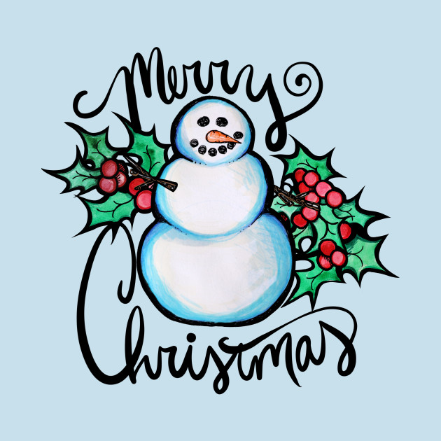 Disover Merry Christmas Snowman - Merry Christmas Snowman - T-Shirt