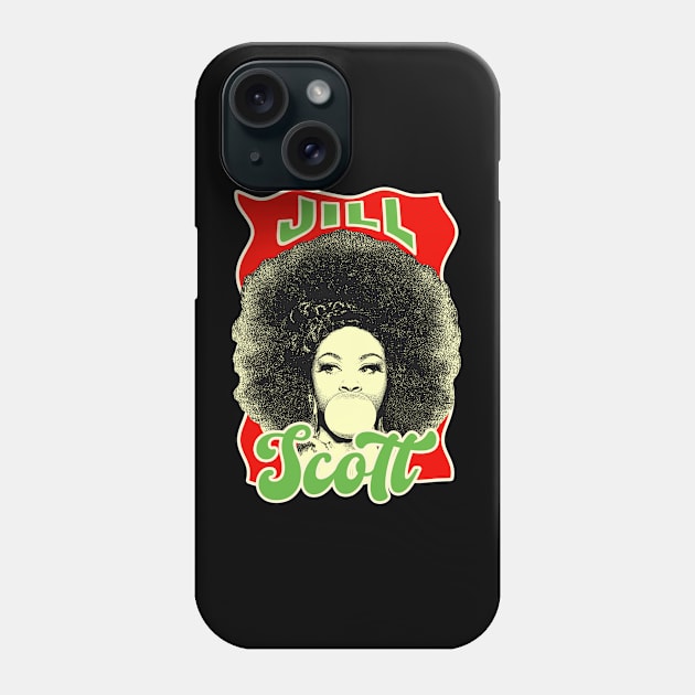 Jill Scott Phone Case by Mandegraph