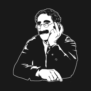 Groucho - White Ink T-Shirt