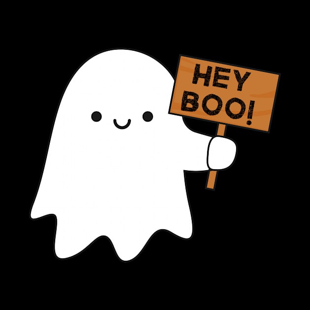 Hey Boo! Cute and Sweet Ghost by Unraveled