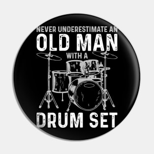 Drum Drummer Drums Drumsticks Band Drumset Gift Pin