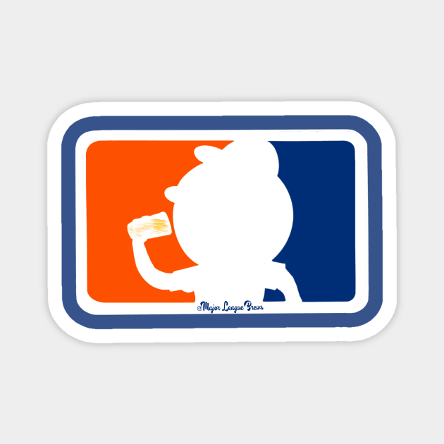 Mr Met Major League Brews Magnet by Major League Brews 