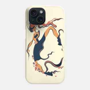 Girl dancing underwater Phone Case