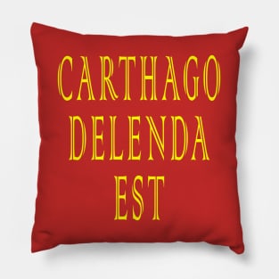 Carthago Delenda Est Pillow