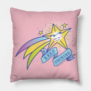 Keep Shining Tattoo Pillow