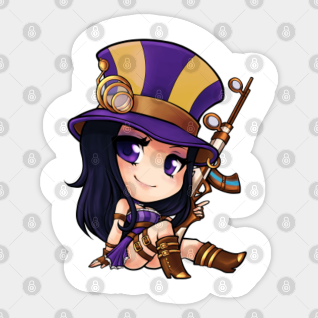 Caitlyn Lol League Of Legends Champions Sticker Teepublic