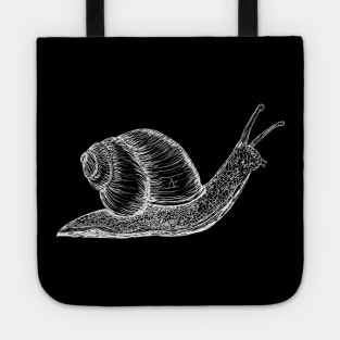 white snail Tote