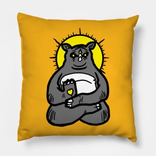 Spirit Animal: Rhino Pillow