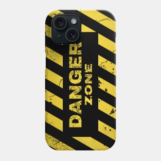 funny face mask / cool face shield Danger Zone Phone Case