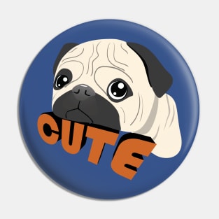 Pug Cute Pin