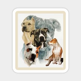 American Staffordshire Medley Magnet