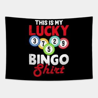 This Is My Lucky Bingo Shirt T shirt For Women Tapestry