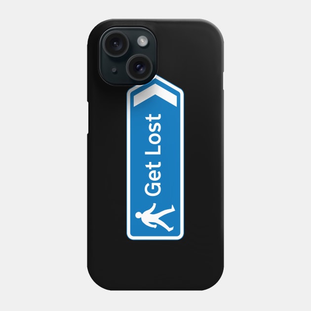 Get Lost Phone Case by Monographis