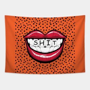 SHIT MOUTH Tapestry