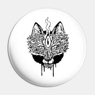 Ornate Third-eye Fox Pin