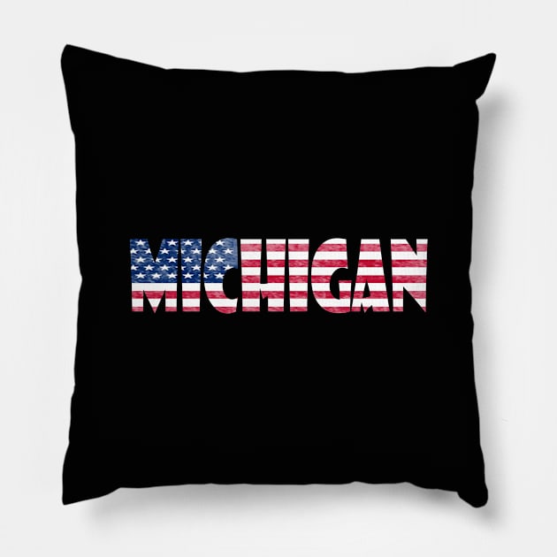 Michigan state Pillow by halazidan