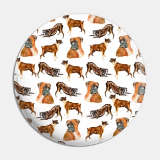 boxer dog Pin