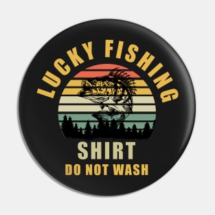 Lucky Fishing Short Do Not Wash Pin