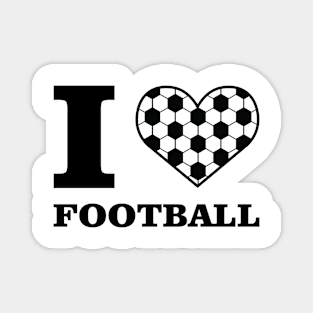 I Love Football / Soccer Magnet