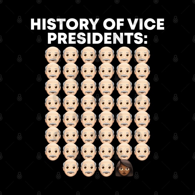 History Of Americas Vice Presidents Kamala Harris 2020 Political Humor (Dark) by acatalepsys 