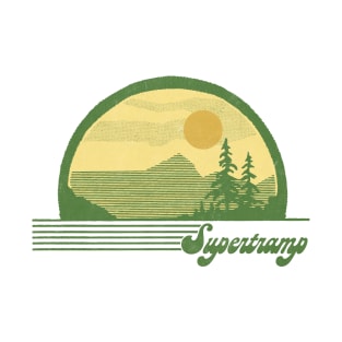 Supertramp / Retro Style Sunset Design T-Shirt